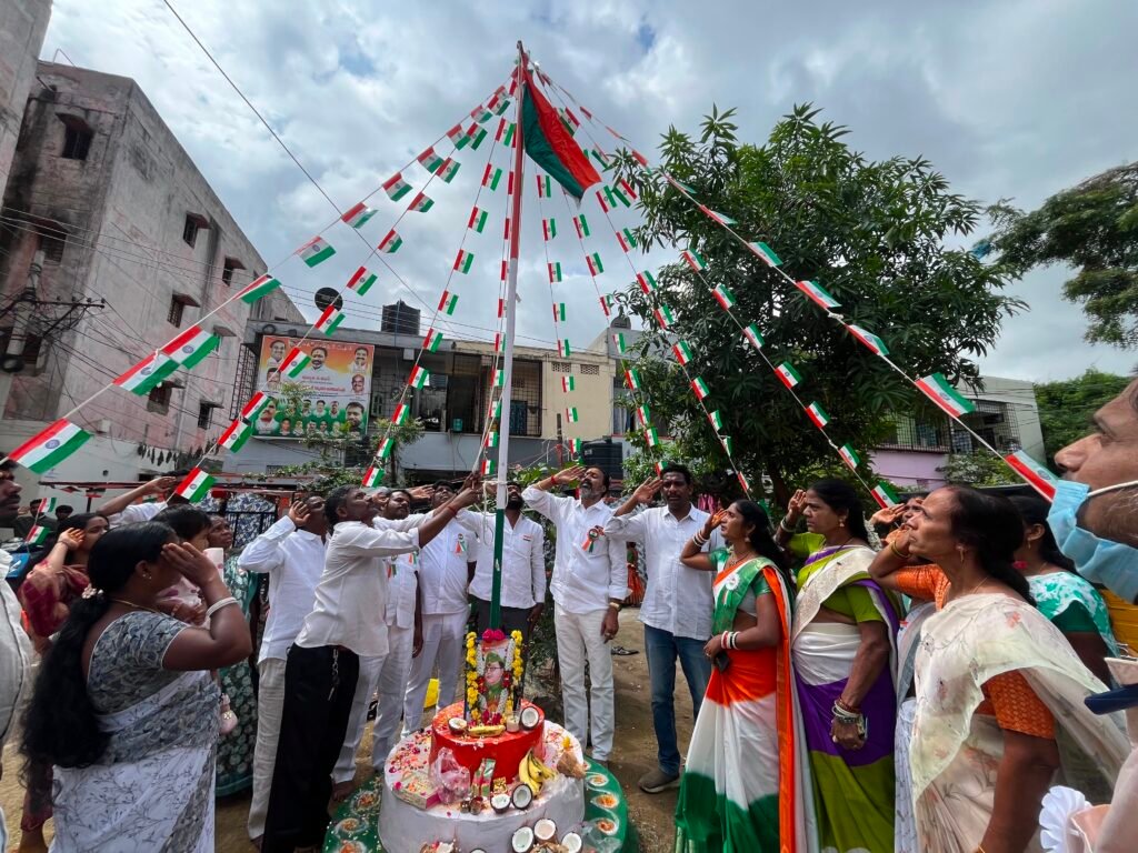 అల్వీన్ కాలనీలో ఘనంగా 80వ స్వాతంత్ర్య దినోత్సవ వేడుకలు