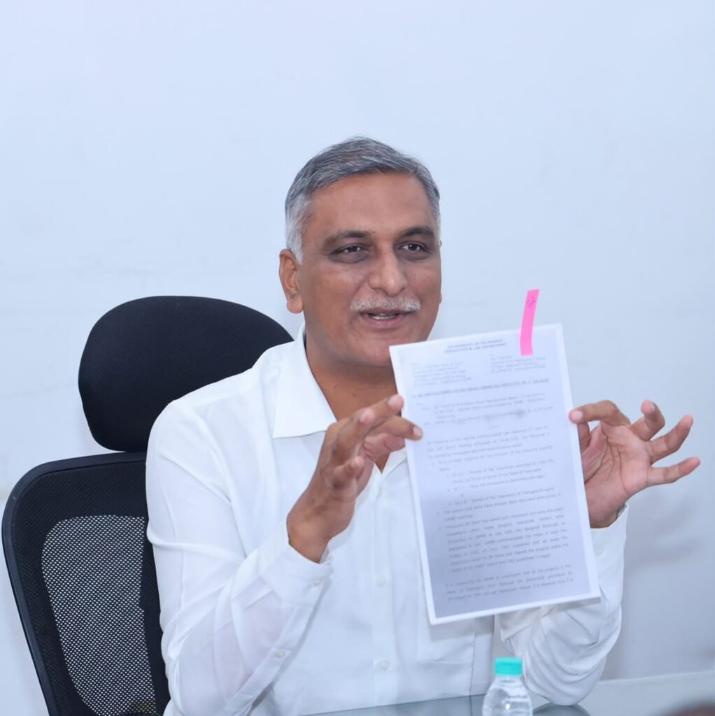 Kaleshwaram Project: కాళేశ్వరంపై దుష్ప్రచారానికి ఆధారాలే చెంపపెట్టు: హరీశ్‌రావు