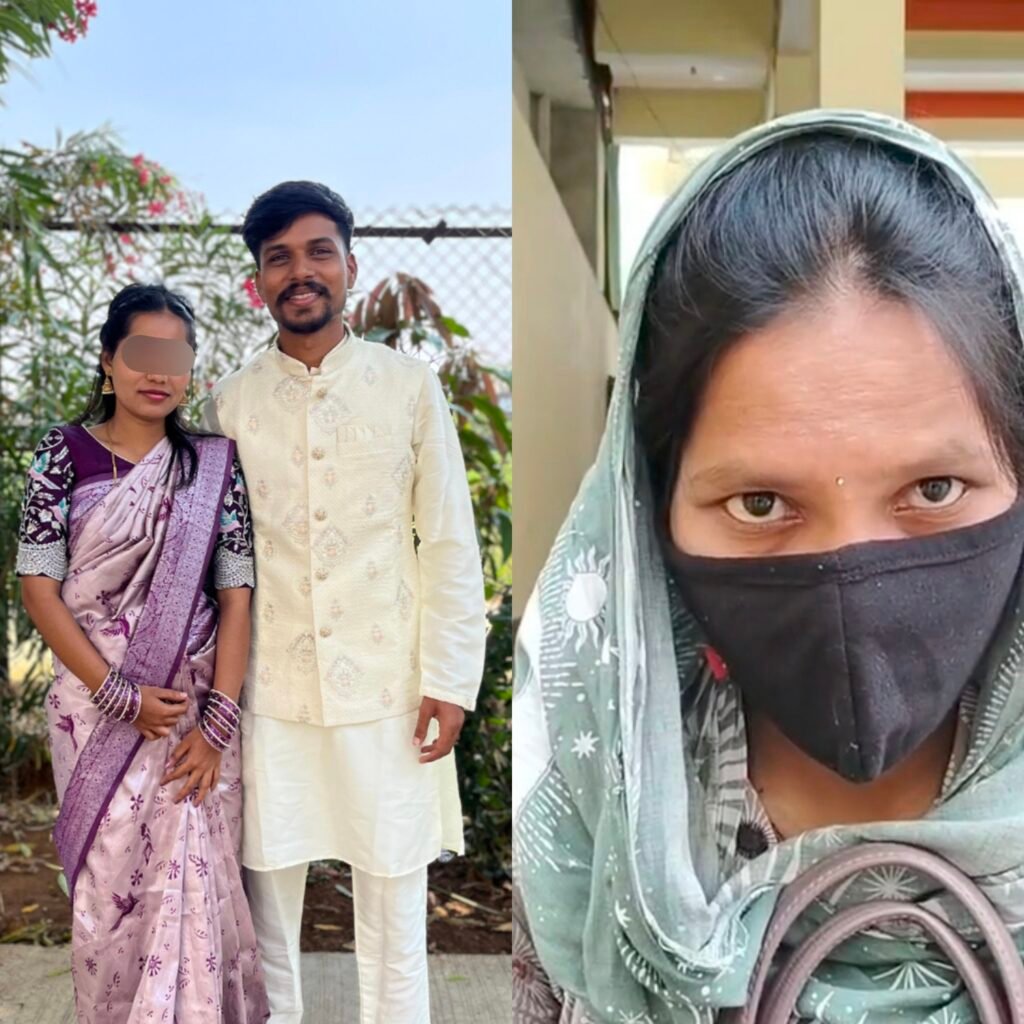 ప్రియుడి ఇంటి ఎదుట గర్భిణి యువతి ఆందోళన