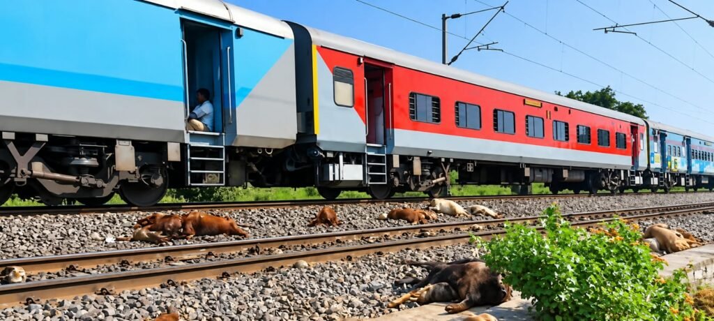 ఘట్‌కేసర్‌లో రైలు ఢీకొని 100కుపైగా గొర్రెలు మృతి..