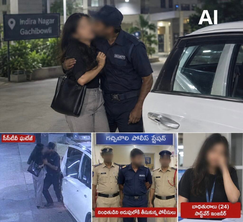 క్యాబ్ వద్ద మహిళా ఉద్యోగినికి ముద్దు.. సెక్యూరిటీ గార్డు అఘాయిత్యం